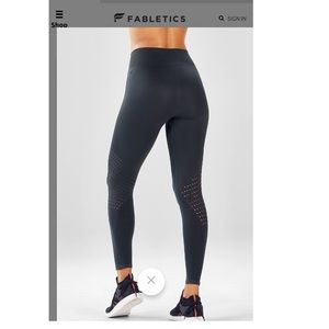 Seamless Mid-Rise Jacquard 7/8 - Everglade